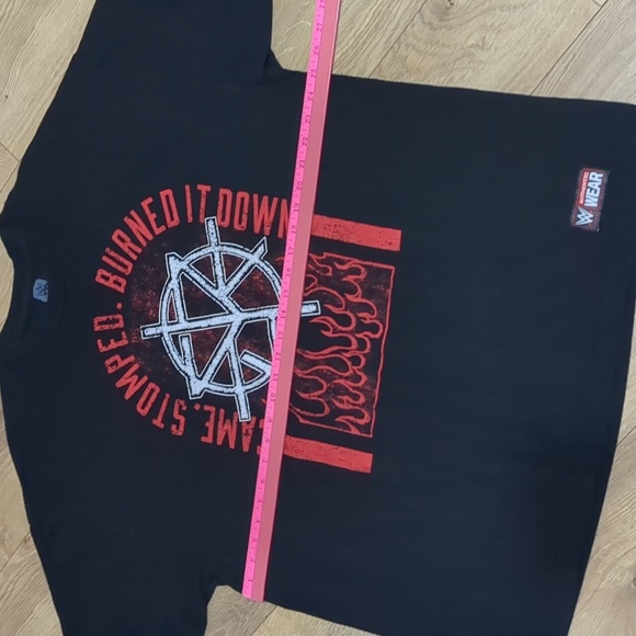 WWE Seth Rollins CAME STOMPED BURNED IT DOWN size XXL - Picture 4 of 10